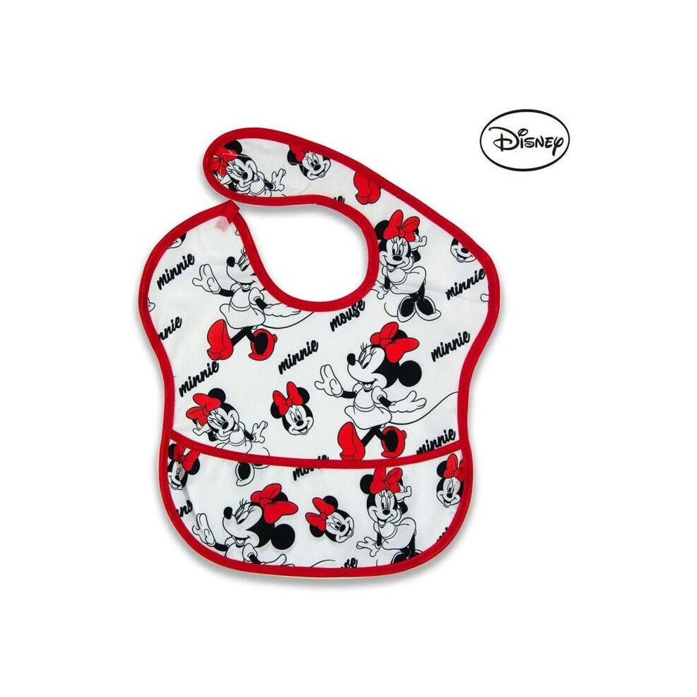 Disney Minnie Mouse Washable Waterproof Bib For 6+ Months Baby, Pack of 1's