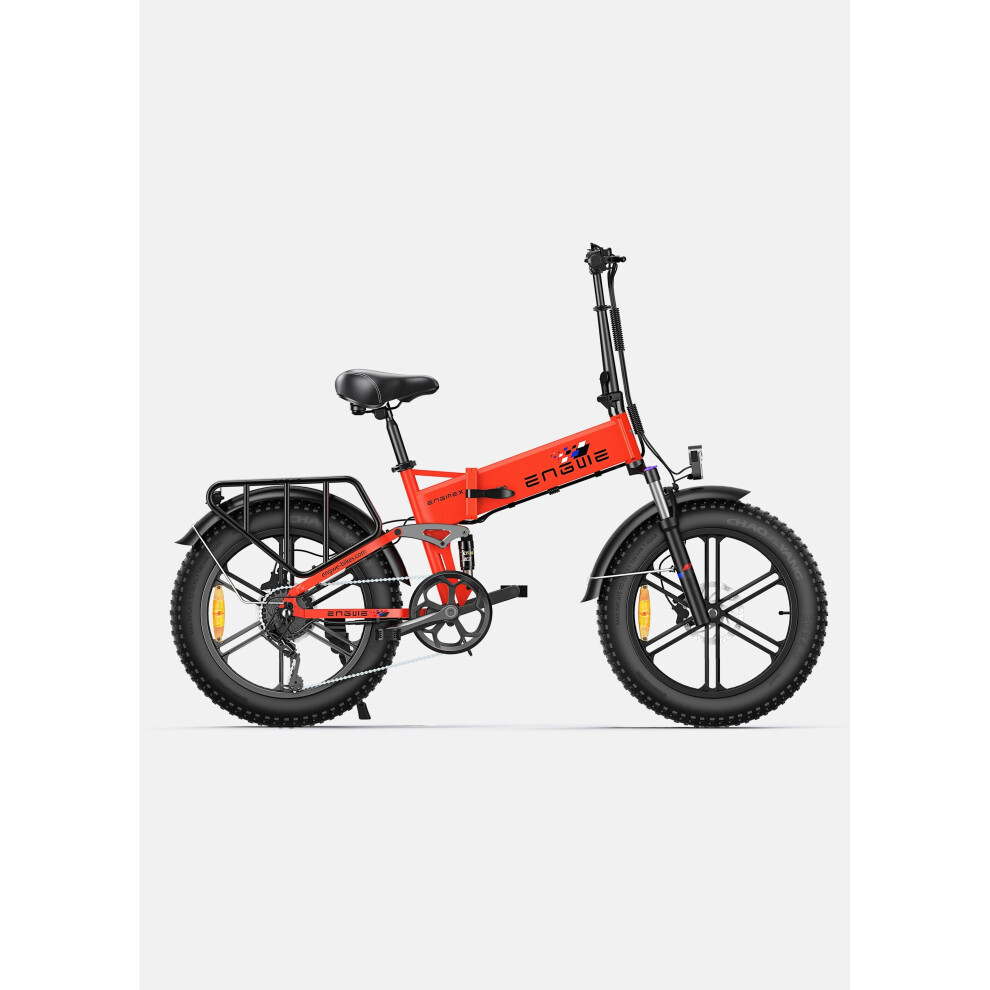 (Red) ENGWE ENGINE X 250w Fat Tyre All Terrain 20"