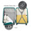 (Teal, 20-inch) ABS Hard Shell Luggage Suitcase Set Travel Trolley Case 7