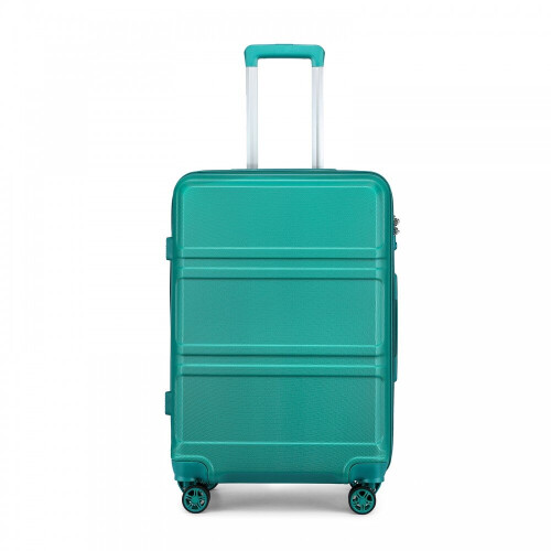 (Teal, 20-inch) ABS Hard Shell Luggage Suitcase Set Travel Trolley Case 1