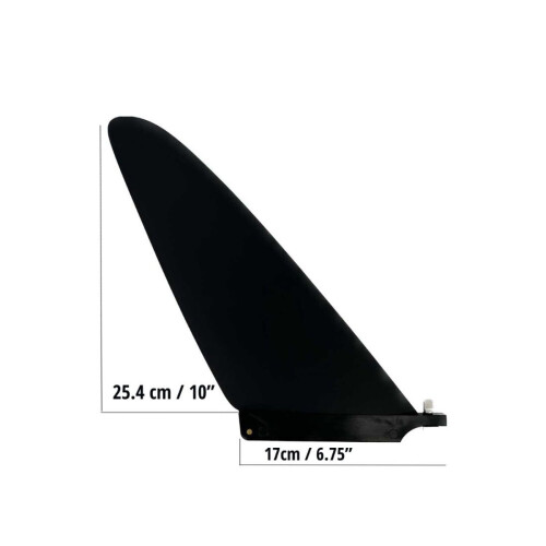 Anti-Weed 10" Paddle Board Fin for Rivers and Touring 1