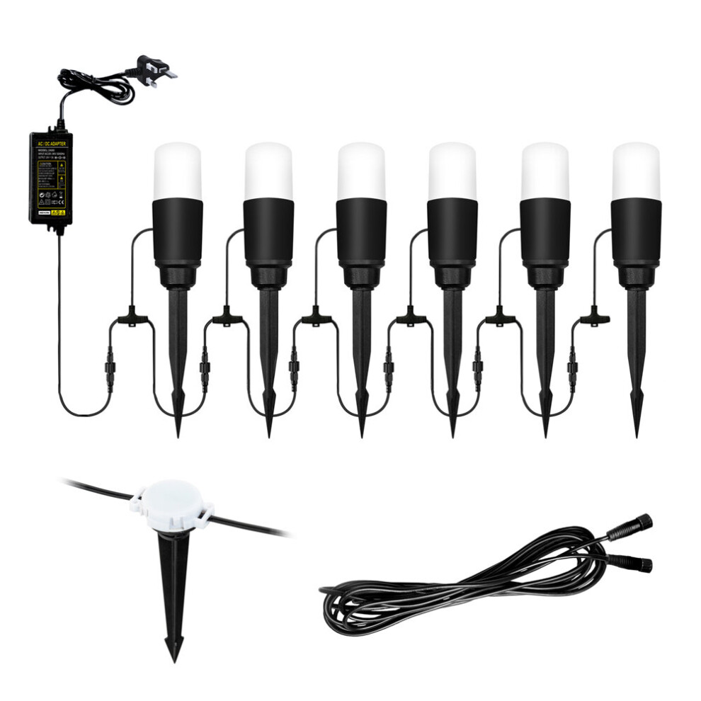 (Outdoor Pathway Light Kit, 2 Extra Lights, Photocell Sensor, 5m Extension Cable ) Sitka 3 Watt Outdoor Lighting Kits