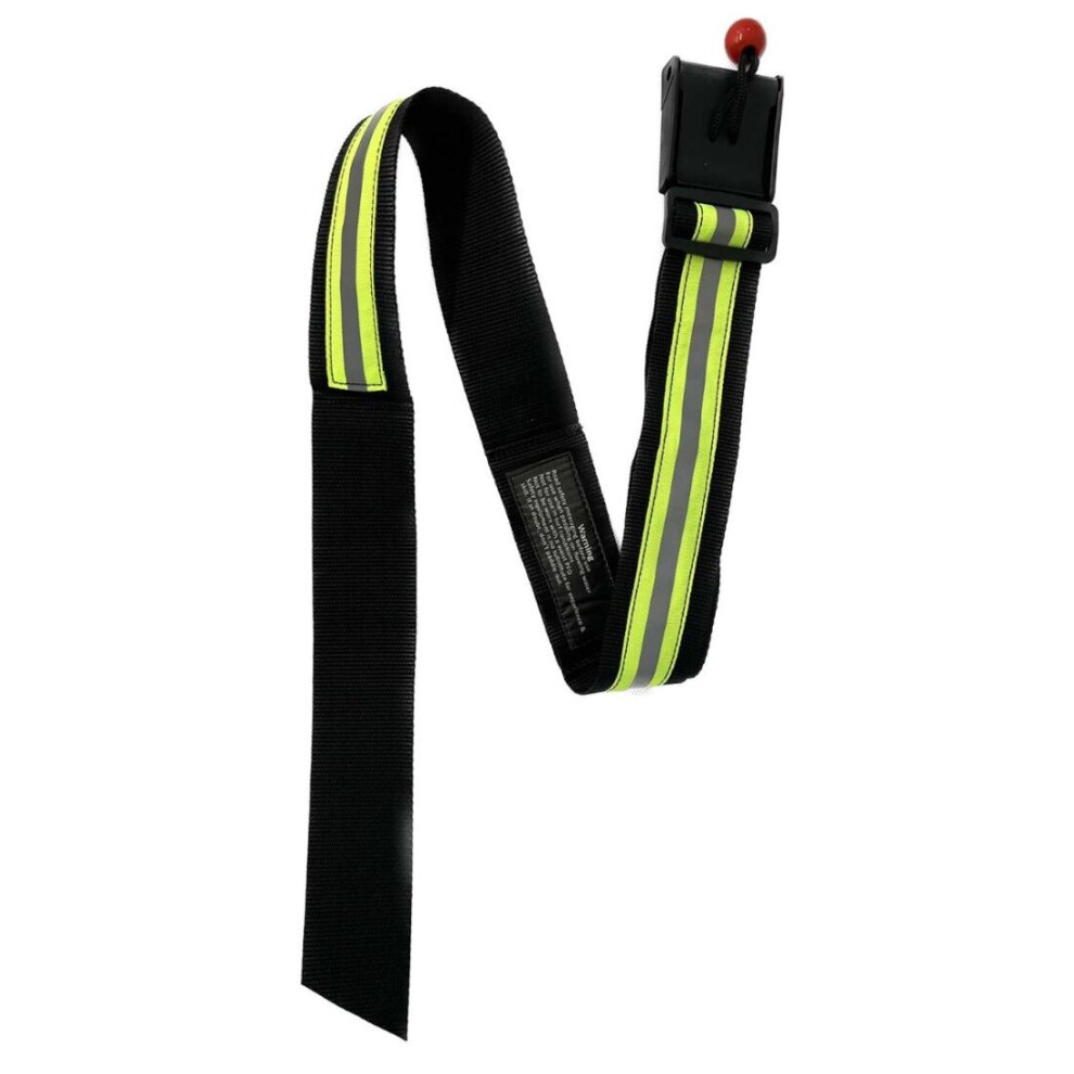 Riding Not Hiding Quick Release SUP Leash Waist Belt - HIVIZ