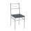 MCC (Black) Dining Table and Chairs Set Metal Wood Effect Table Dining Set 4 Chairs Silvia 5