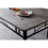 MCC (DISTRESSED GREY) Dining Table and Chairs Set Metal Wood Effect Table Dining Set 4 Chairs Silvia 4