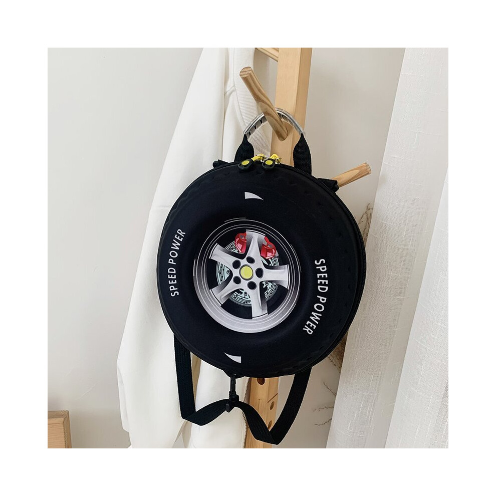 Kindergarten School Bags for Boys Girls Cartoon Car Wheel Shape Backpack Waterproof Mini Bag baby Children Snacks Bag-image-OPC-PBQ6Y67-NEW