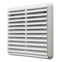 Vortice 46056 Fixed Ventilation Outlet Grille with Flyscreen 4 Inch White