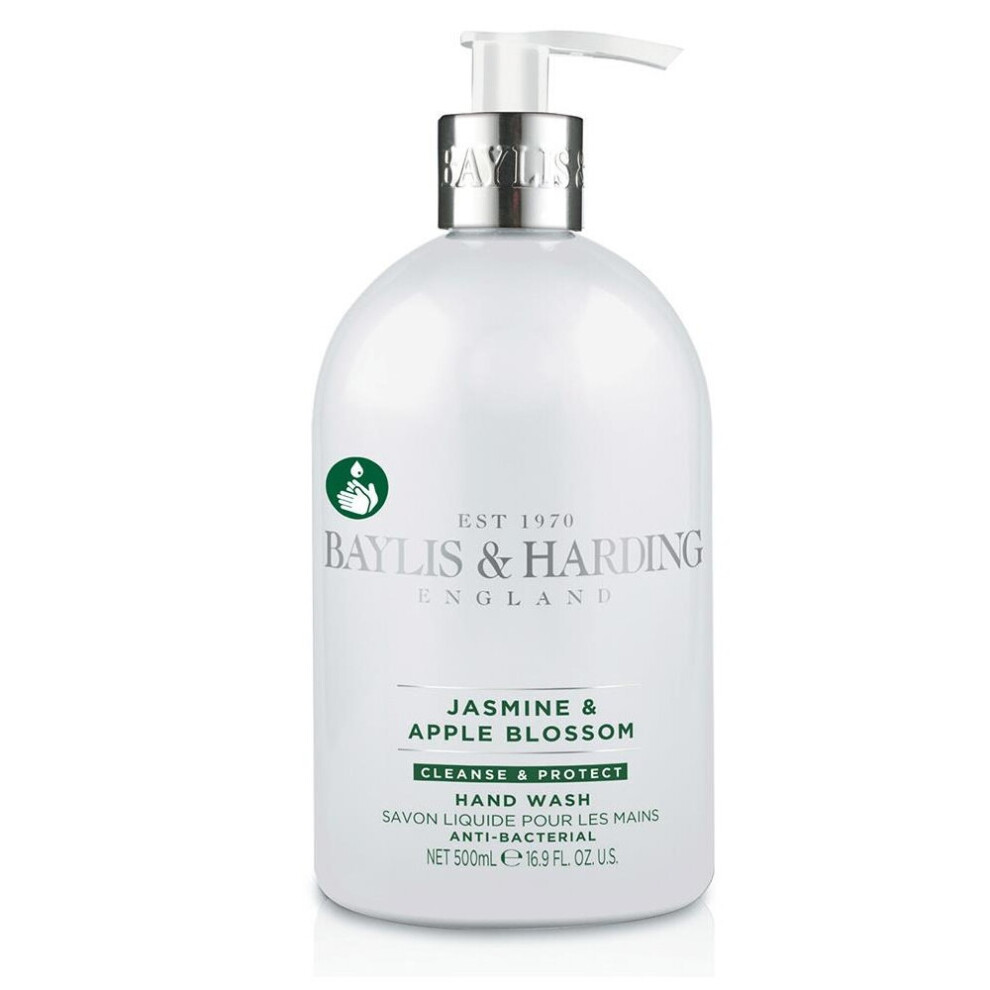 Baylis & Harding Luxury Hand Wash Pump Soap Gel Jasmine & Apple Blossom Fragranced Gift