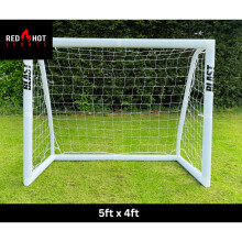 BLAST 5ft x 4ft Kids Football Goal - Weatherproof PVC Garden Soccer Net, Portable & Easy Assembly