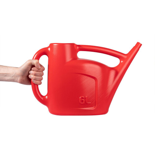 (Red, 6L) Plastic Watering Can 2