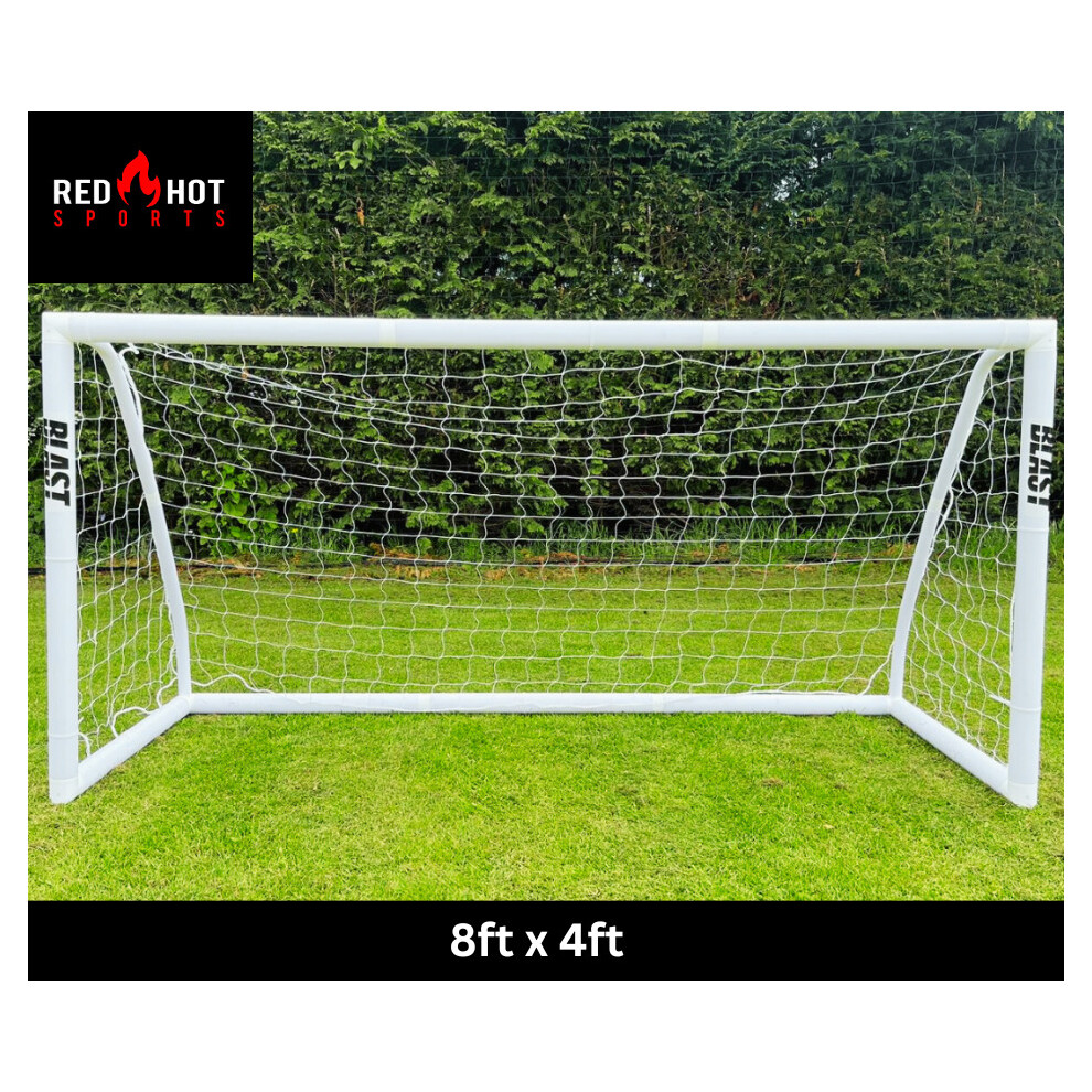 BLAST Football Goal | 8ft x 4ft | Kids Garden Goal | Weatherproof | PVC 