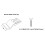 NES Home Nuie Bath Panel Clips x 6 and Screws for Acrylic Bath Panel Accessories 3