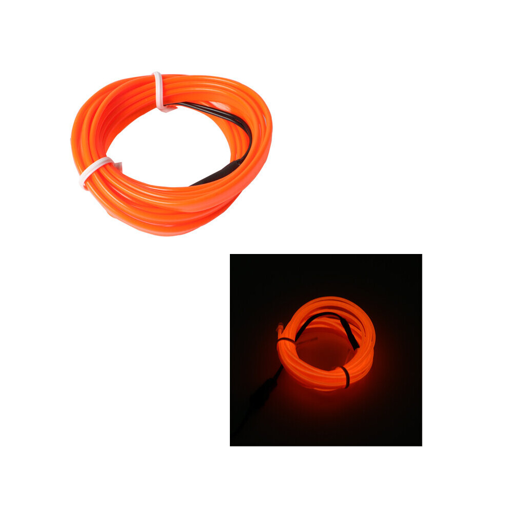(Orange 10) LED Car Interior Lighting Strip Auto LED Strip Garland EL Wire Rope Car-image-OPC-PBQ7JC5-NEW
