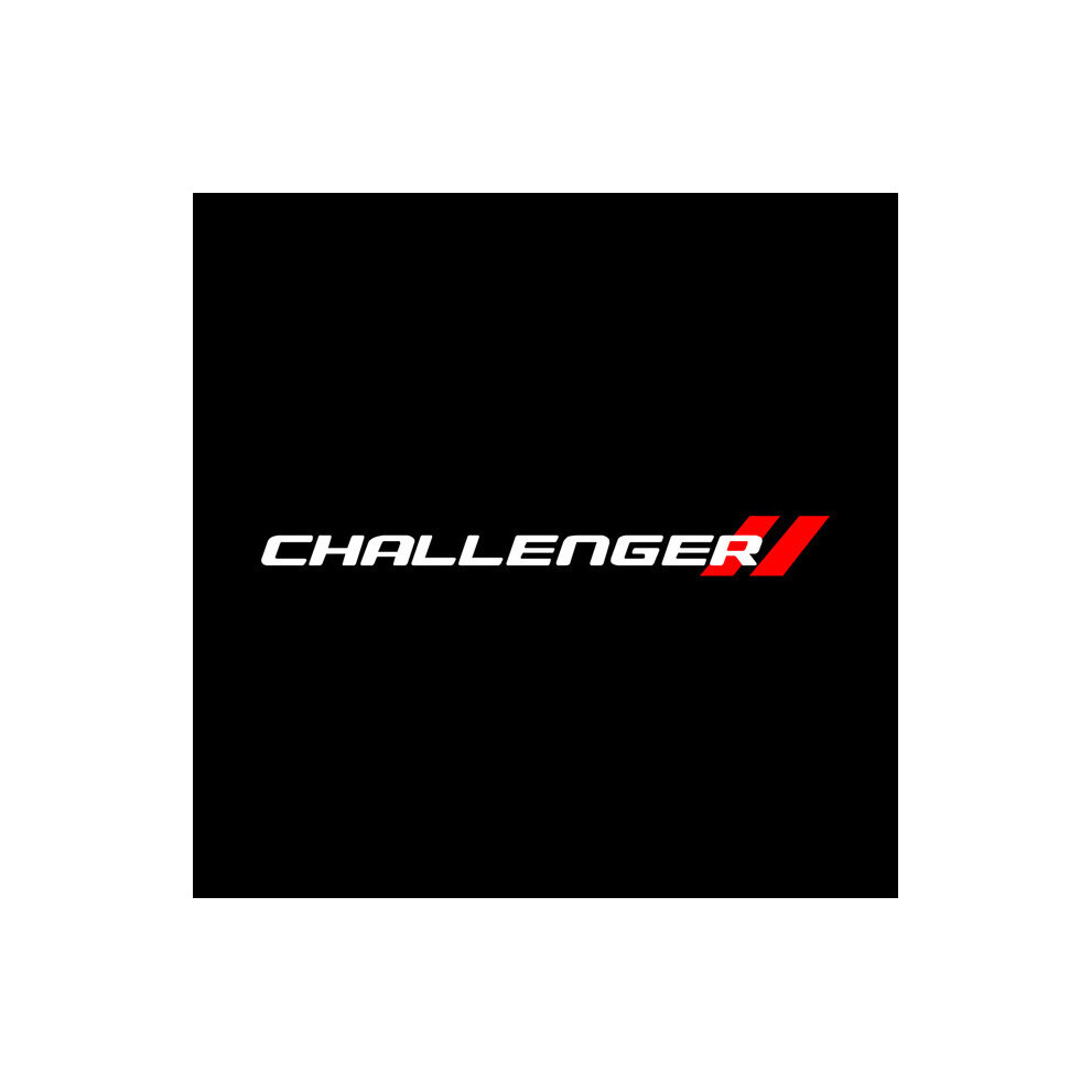 (10 Challenger) LED Car Door Logo Light Projector For Dodge Challenger SRT Demon Scat