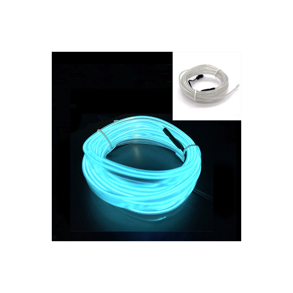(Ice blue) Car EL Wire LED Light Interior Ambient LED Strip Neon Lighting Garland-image-OPC-PBQ7MT7-NEW