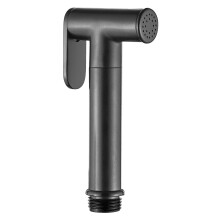 (Black) Bidet Tap Head Spray Handle In-Wall Bathroom Shower Mixer Spare Replacement