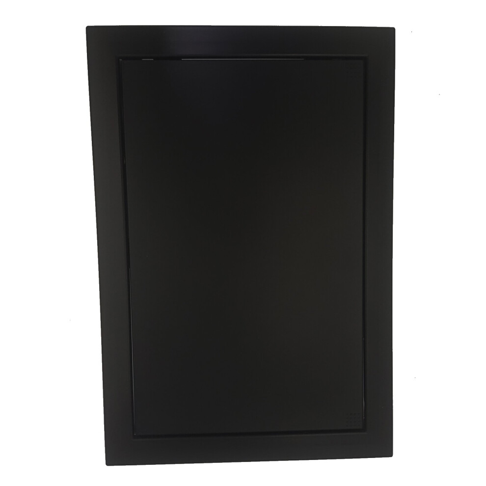 (150x200mm) Black Front Access Inspection Panel Plastic Concealed Wall Hatch Check Doors