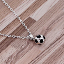 Football Link Chain Soccer Charm Necklace Pendant Sport Ball Jewelry Men Boy Children Gift Pendant Necklace