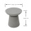 Kylix GRC Side Table in Space Gray 3