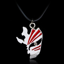 Anime Necklace /Manga Bleach Kurosaki Ichigo Broken Mask Pendants Metal Choker Necklace-30