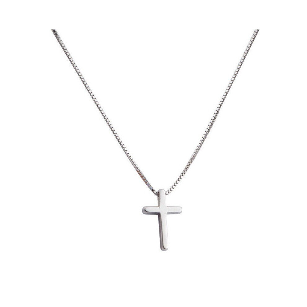 Cross Pendants Necklaces Women Silver Chain Choker Necklace Female Bohemian Metal Jewelry Bijoux Collares