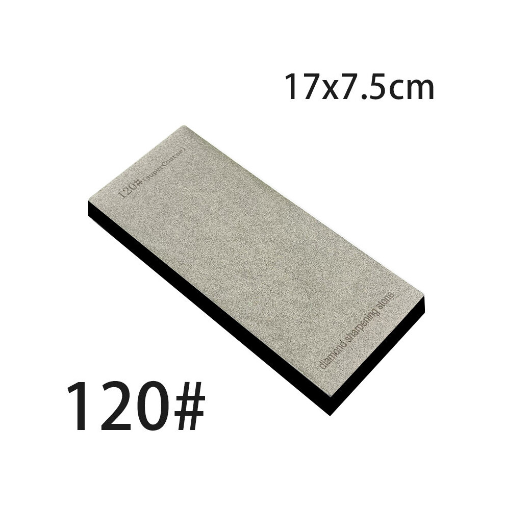 (A-120 Grit Standard Sharpening Stone) 1000 Diamond Plate Hard Large Sharpening Stone Professional Knife Sharpener Whetstone Edge Blade Sharp Apex She 4856906250096