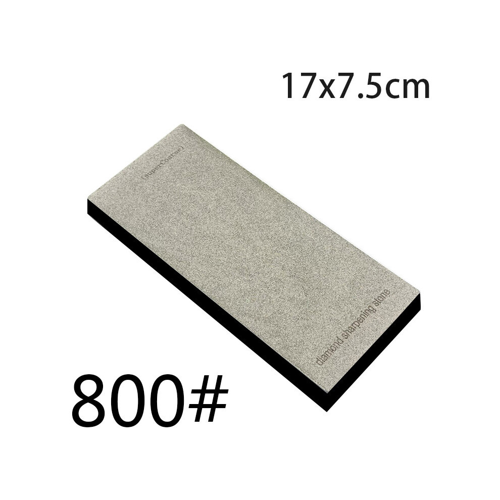 (A-800 Grit Standard Sharpening Stone) 1000 Diamond Plate Hard Large Sharpening Stone Professional Knife Sharpener Whetstone Edge Blade Sharp Apex She 4856906250263