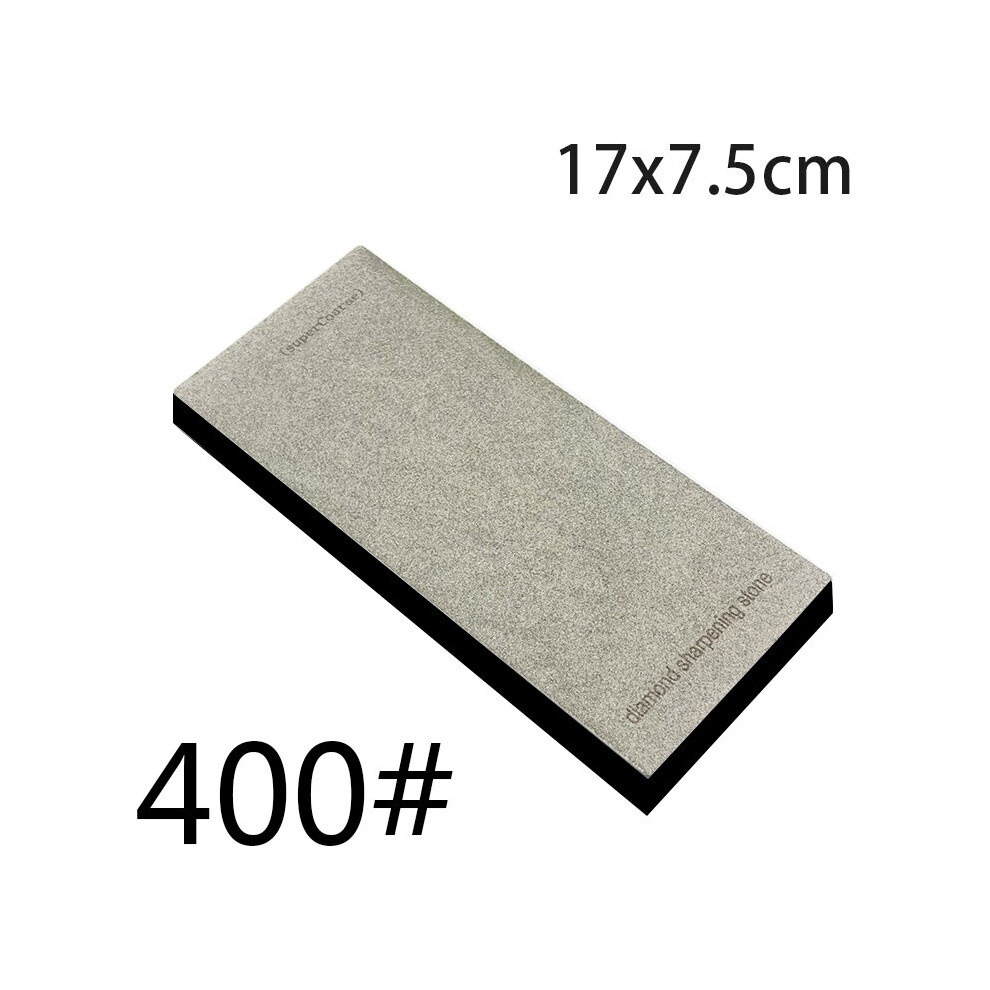 (A-400 Grit Standard Sharpening Stone) 1000 Diamond Plate Hard Large Sharpening Stone Professional Knife Sharpener Whetstone Edge Blade Sharp Apex She 4856906250225