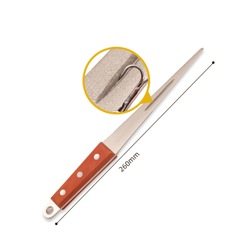 (A-260Mm) Diamond Sharpening Stone Professional Knife Blade Sharpener Lx0808c For Garden Pruning Shears Or Kitchen Knives 4856906231040