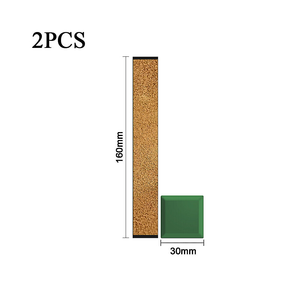 (A-2Pcs) Knife Polishing Sharpener Sharpening Stone Leather Sharpening Tool Polishing Paste Compound Grinding Paste Sharpening Plate Set 4856906270018