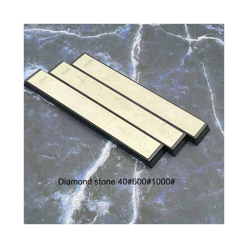 (A-Clear 24 Hours) Sharpening Stone Whetstone Knife Sharpener Hotfixed Angle Knife Sharpener Honing Stonesc Diamond 80#150#1000#3000# 18Pcs 4856906280895