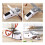 USB Electric Knife Sharpener Adjustable For Kitchen Knives Tool Knife Scissor Sharpening White medium and fine grinding blade 6