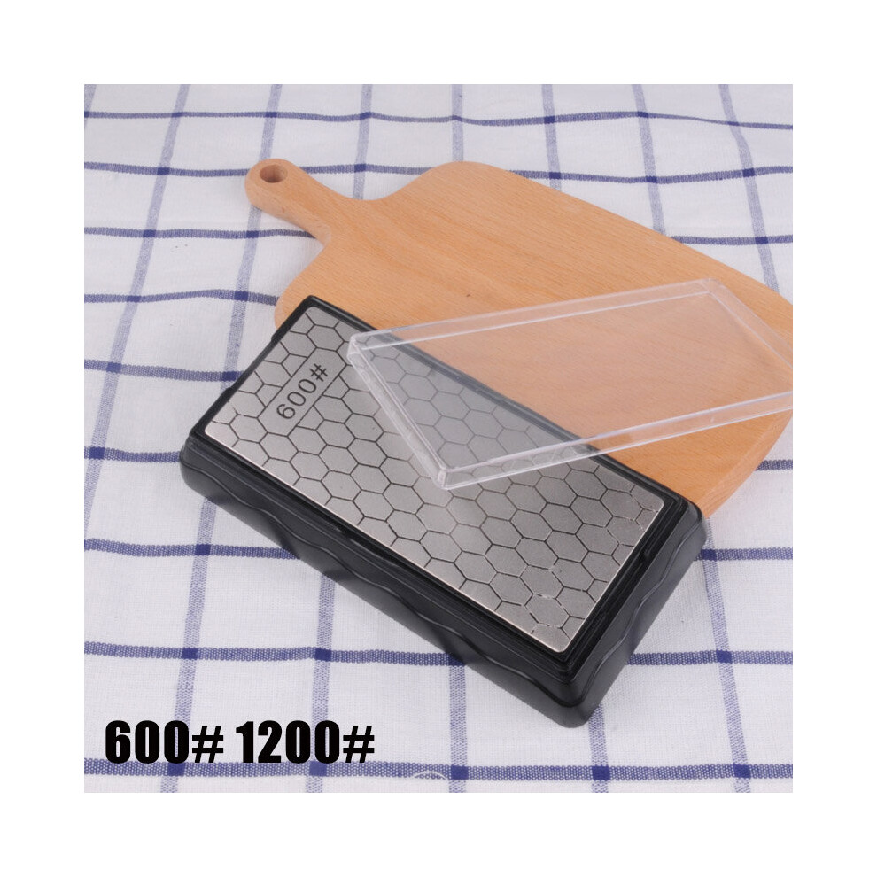 (A-600 1200) 400 1000 1200 Grit Diamond Kitchen Knife Sharpener Professional Sharpening Stone Sharpening For A Knife Fine And Coarse Grinding 4856906262303