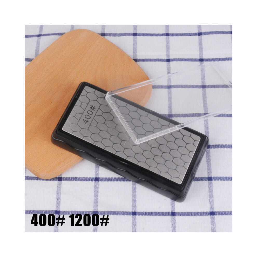 (A-400 1200) 400 1000 1200 Grit Diamond Kitchen Knife Sharpener Professional Sharpening Stone Sharpening For A Knife Fine And Coarse Grinding 4856906262280