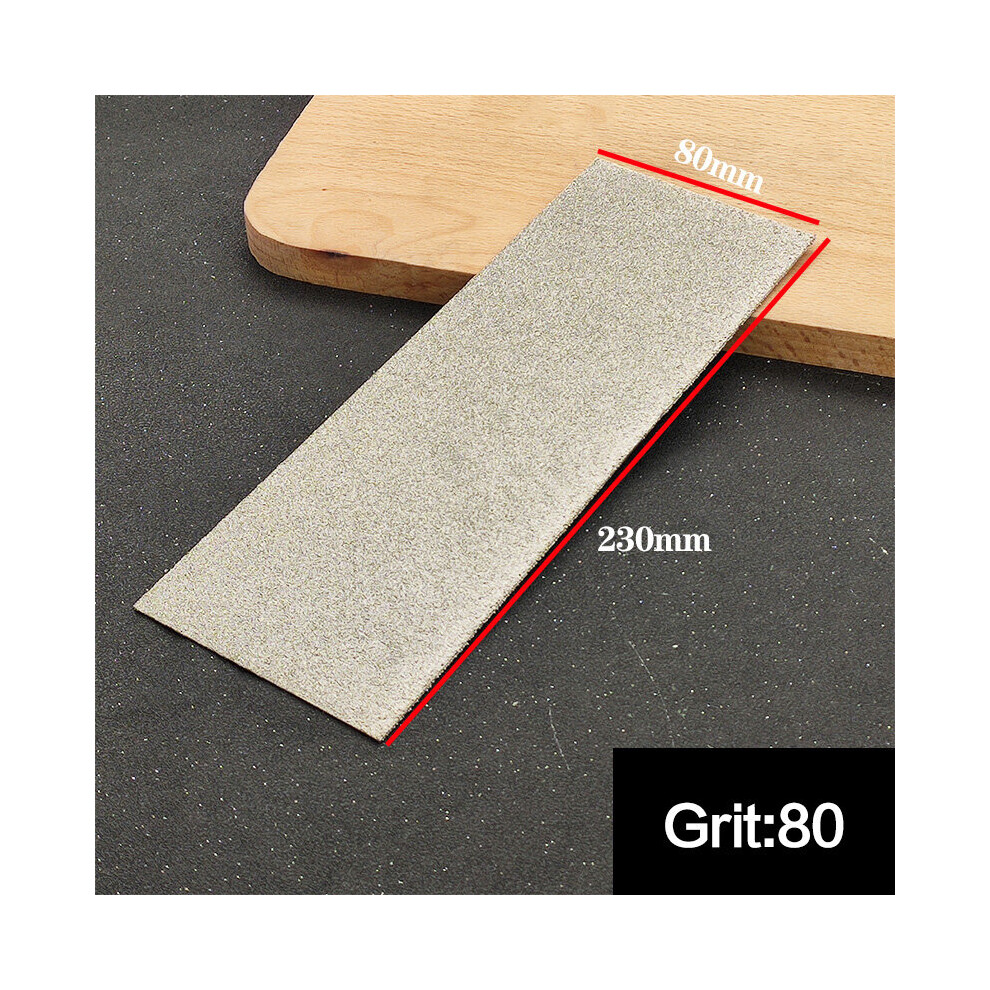 (A-80 Grit Knife Sharpener) Professional 80, 240, 600, 1000, 2000, 3000 Grit Knife Sharpener Diamond Sharpening Stone Sharpening Stone Quick Sharpener 4856906267872