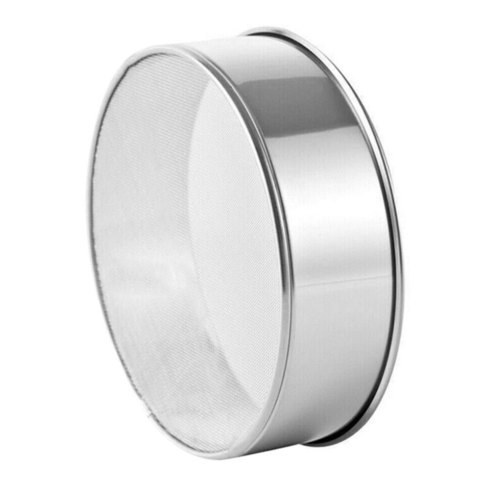 Stainless Steel Flour Sieve Baking Tool Kitchen Super Fine Powder Colander Tool Colander Sieve Sifters with Long Handle-image-OPC-PBQ7ZTN-NEW