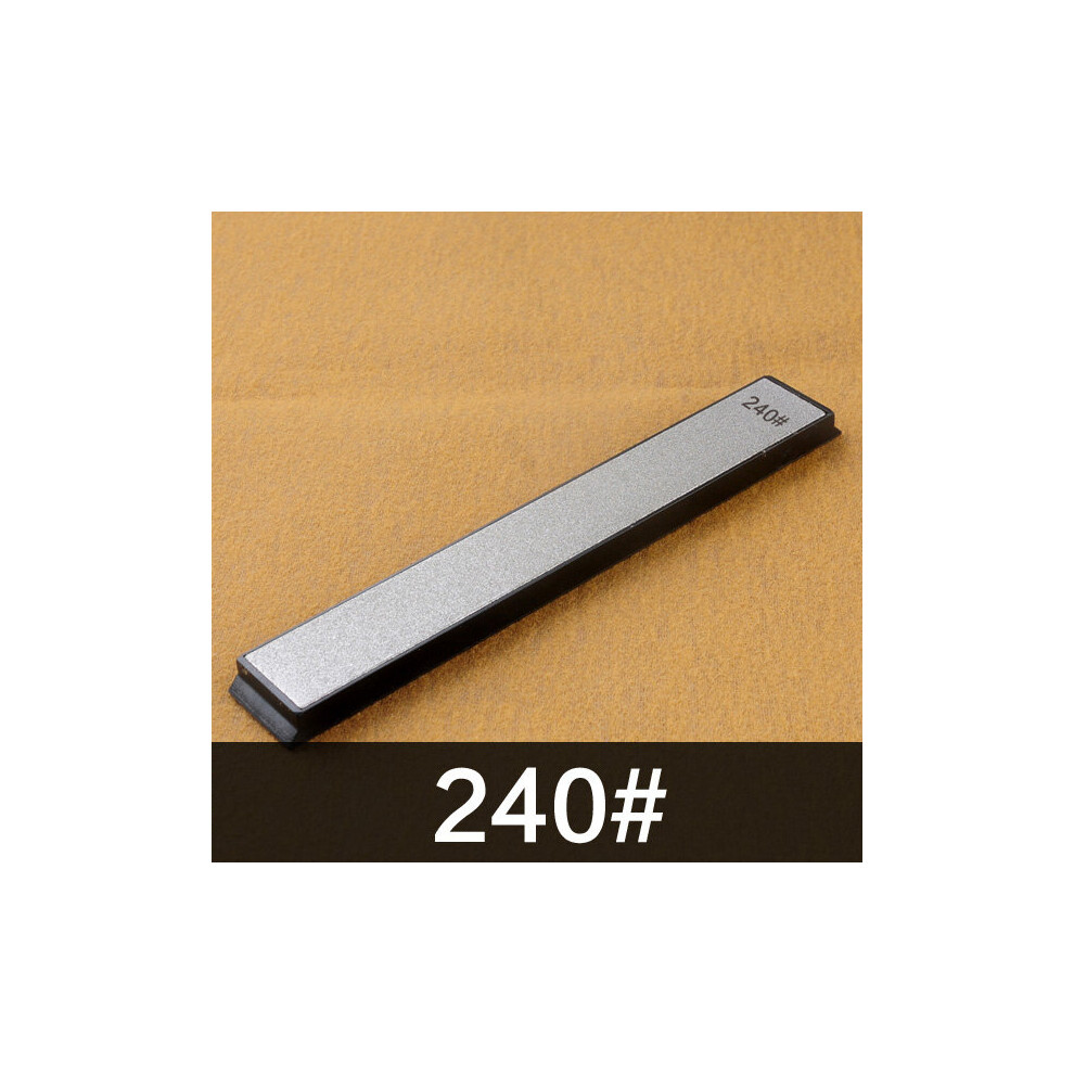 (A-240 Grit) 240 400 600 1000 Grit Diamond/ Knife Sharpener Angle Sharpening Stone Whetstone Professional Knife Sharpener Tool Bar 4856906277376