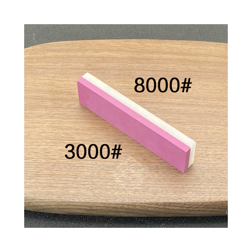 (A-D Sharpening Stone) 10000 Grit Natural Green Agate Sharpening Stone Whetstone Fine Grinding Polishing Shaved Bar Kitchen Knife Sharpener Honing Too 4856906249625