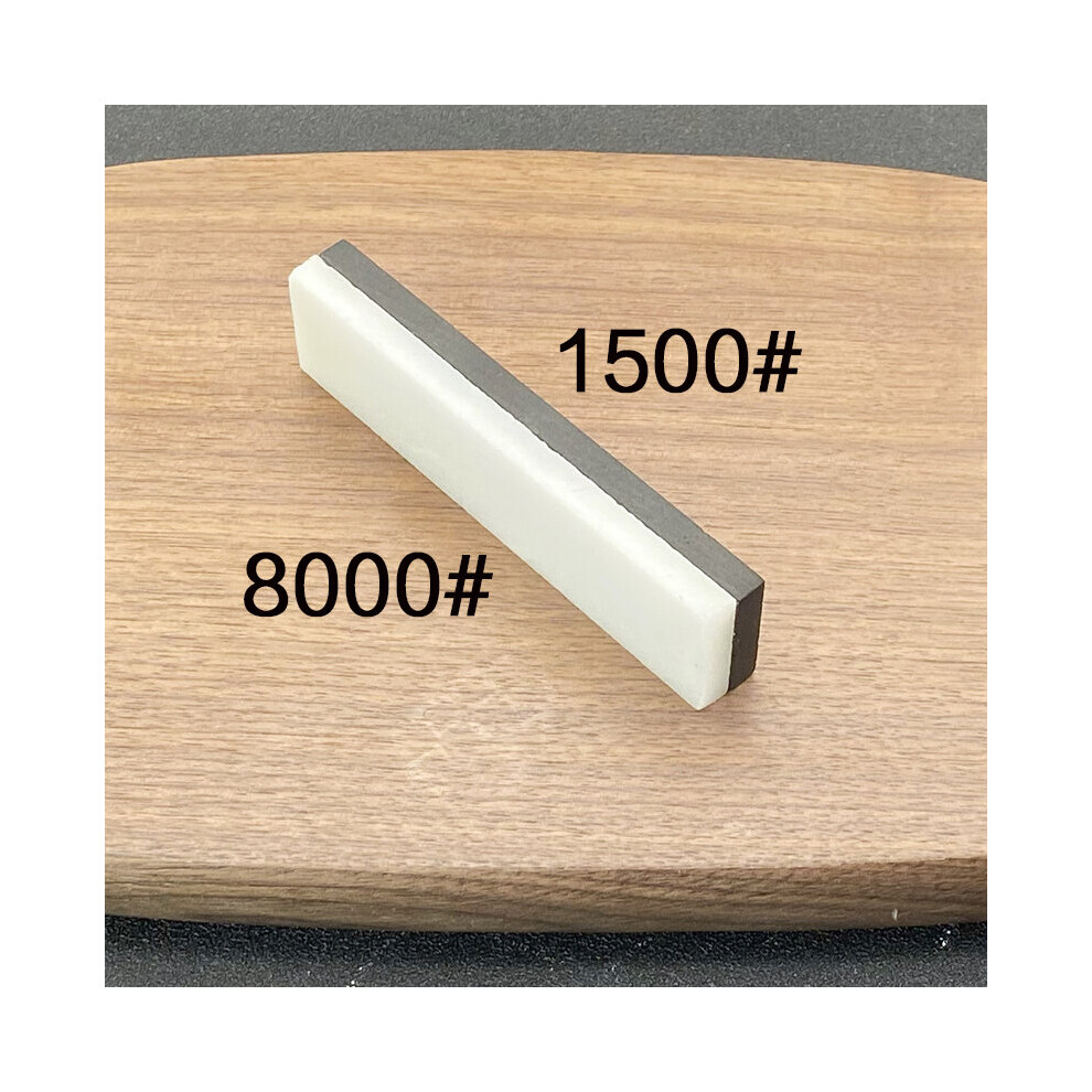 (A-B Sharpening Stone) 10000 Grit Natural Green Agate Sharpening Stone Whetstone Fine Grinding Polishing Shaved Bar Kitchen Knife Sharpener Honing Too 4856906249571