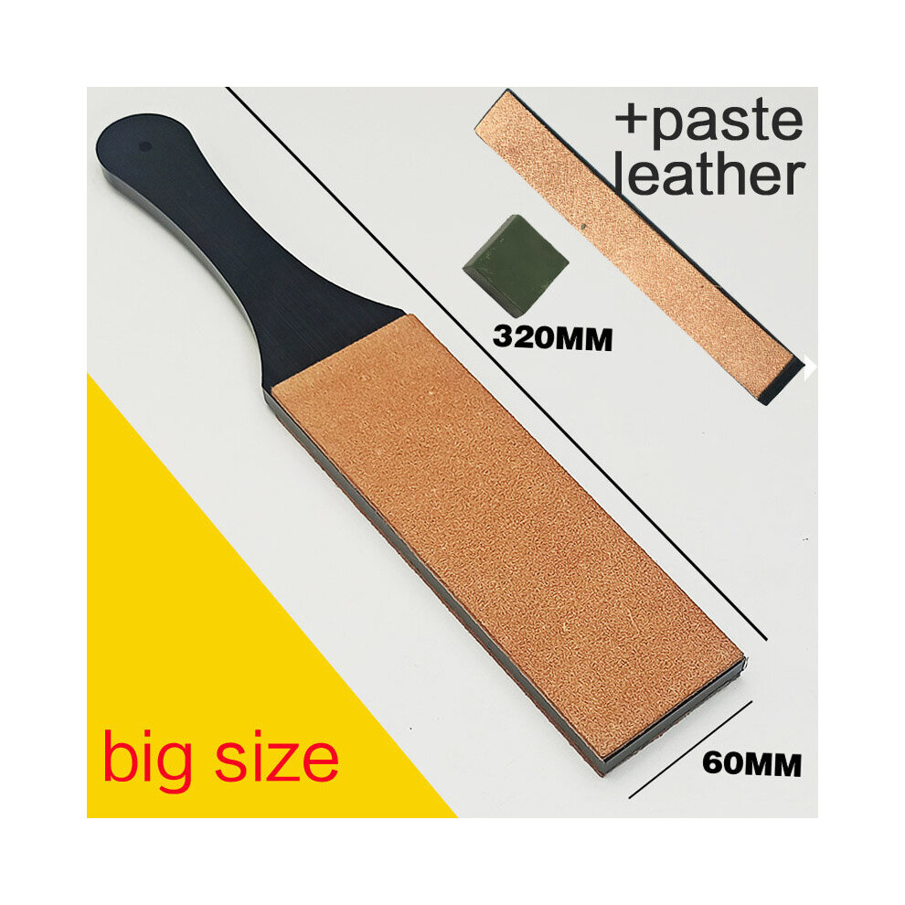 (A-Light Green Like Pics) Knife Polishing Sharpener Sharpening Stone Leather Honing Strop Compound Grinding Knife Paste Polishing Paste Sharpening To 4856906214968