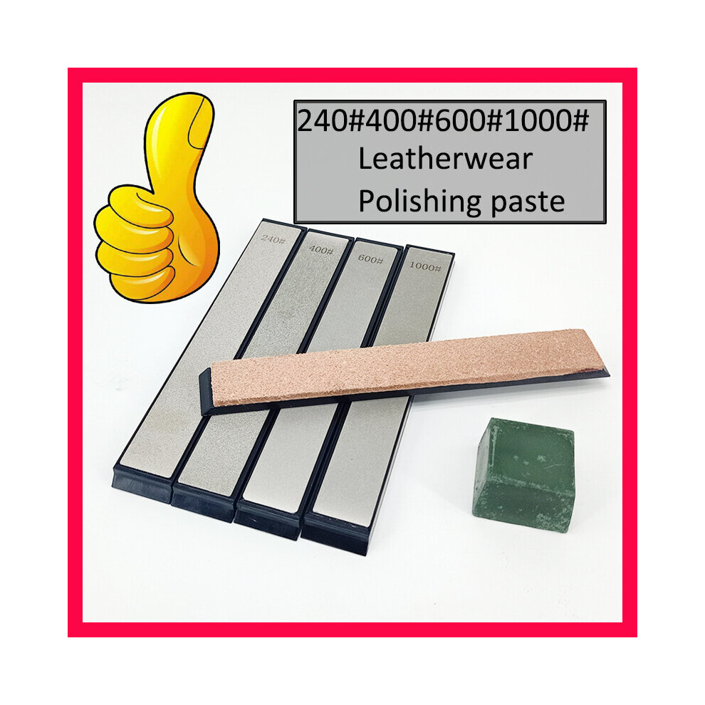 (A-4Jin Pigao Choice) Whetstone Set Sharpening Stone Knife Sharpener Diamond Professional Tools Knife Sharpener Professional Grinding Water Oil Stone 4856906239626