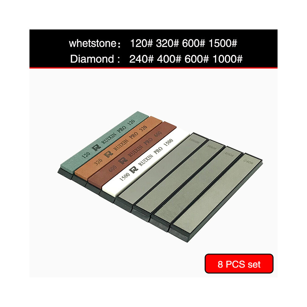 (A-4Y 4Jin Choice) Whetstone Set Sharpening Stone Knife Sharpener Diamond Professional Tools Knife Sharpener Professional Grinding Water Oil Stone 4856906239664