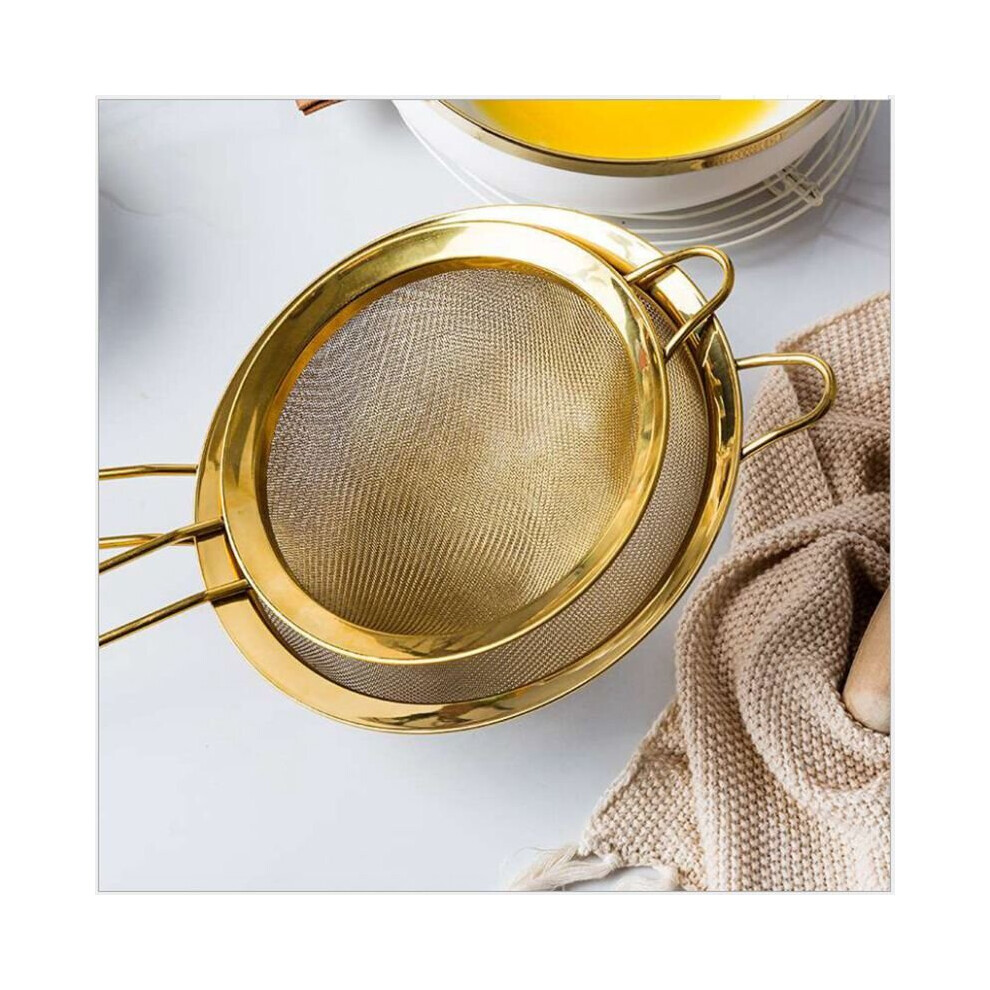 (a-20CM) Nordic Style Hand-held Household Stainless Steel Flour Sieve Sieve Sieve Creative Kitchen Tools Baking Supplies-image-OPC-PBQ8829-NEW