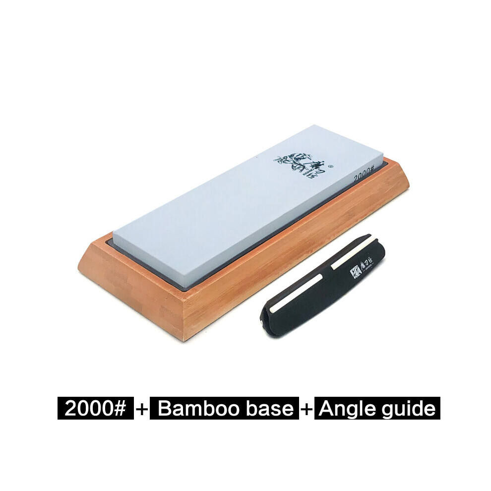 (A-2000Grit Set) Taidea Whetstone Angle Guide Kitchen Knife Sharpener White Alundum Fast Sharpening Stone 240-8000Grit 4856906283964