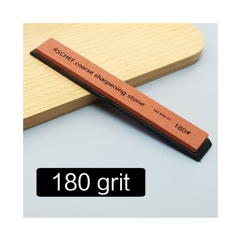 (A-180Grit Sharpening Stone) Sharpening Stones 60-10000 Grit Whetstone Knife Sharpener Coarse/ Fine Polishing Stone Leather Kitchen Knives Grinding Sy 4856906226275