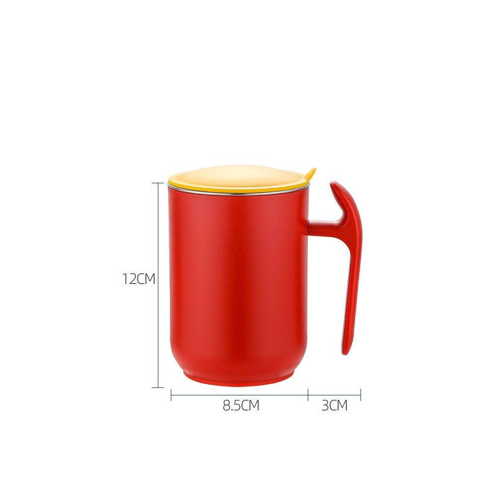 (a-Red 500ml) 500ML 304 Stainless Steel Mug With Lid Coffee Milk Cup Tea Coffee Mug Removable Washable Large Capacity Gift Drinkware Wholesale-image-OPC-PBQ89BK-NEW