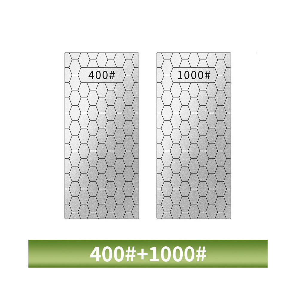 (A-400 1000Grit Knife Sharpener) 400/600/1000/1200#Grit Diamond Sharpening Stone Knife Sharpener Set Angle Guide Whetstone Grinding System Grindstone 4856906260118