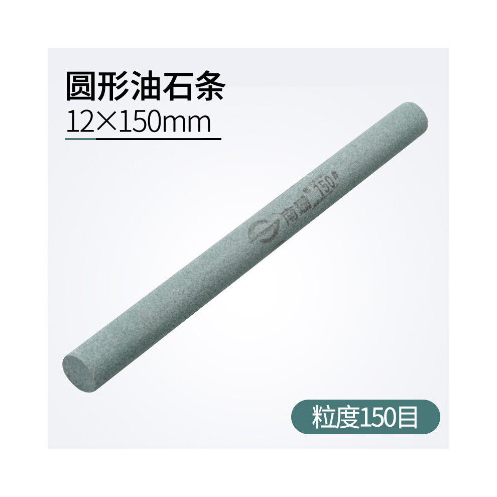(A-150Grit Sharpening Stone) 1Pcs 150X12mm 80-1200 Grit Oil Stone Green Silicon Carbide Sand Rod Abrasive Round Jade Knife Abrasives Silica Gel Abrasi 4856906226015