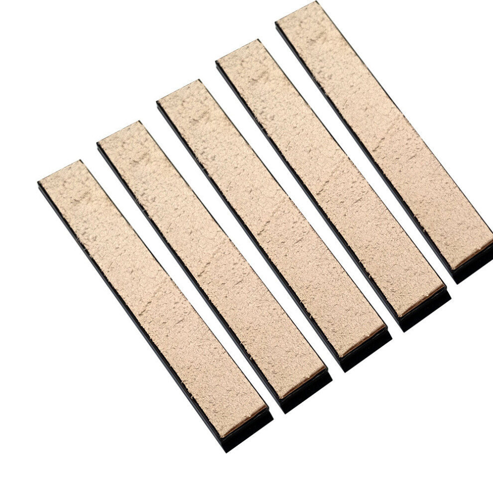 (A-5Pcs Leather) Knife Polishing Sharpener Sharpening Stone Leather Honing Strop Compound Grinding Knife Paste Polishing Paste Sharpening Tool 4856906278038