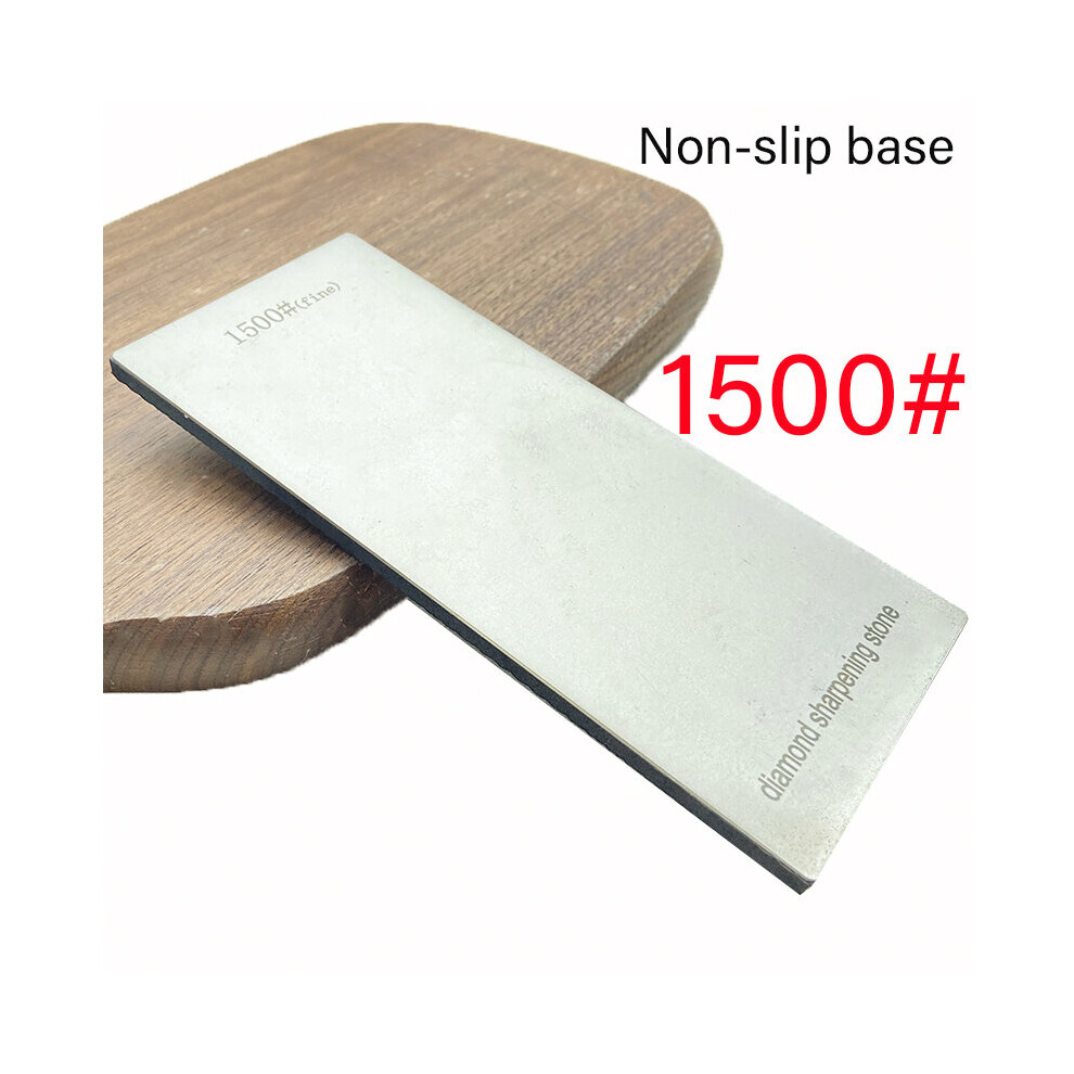 (A-Grit 1500 Black Base) Diamond Knife Sharpener Grit 80-3000# Sharpening Stone Whetstone Professional Woodwork Knive Grinding Edge Tool Anti-Skid Bas 4856906212476
